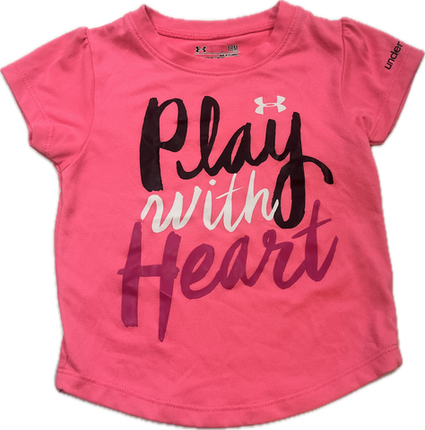 Infant Girls 18 Under Armour Athletic SS Top