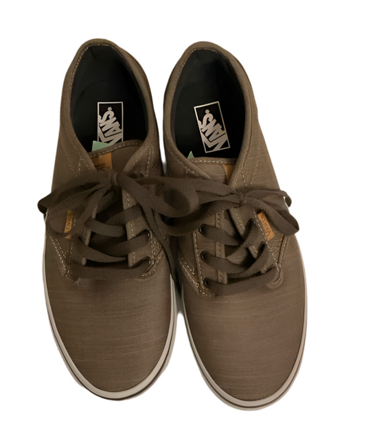 Vans (C) Brown Grey Youth Shoe Size 5 (Youth) Casual Shoes