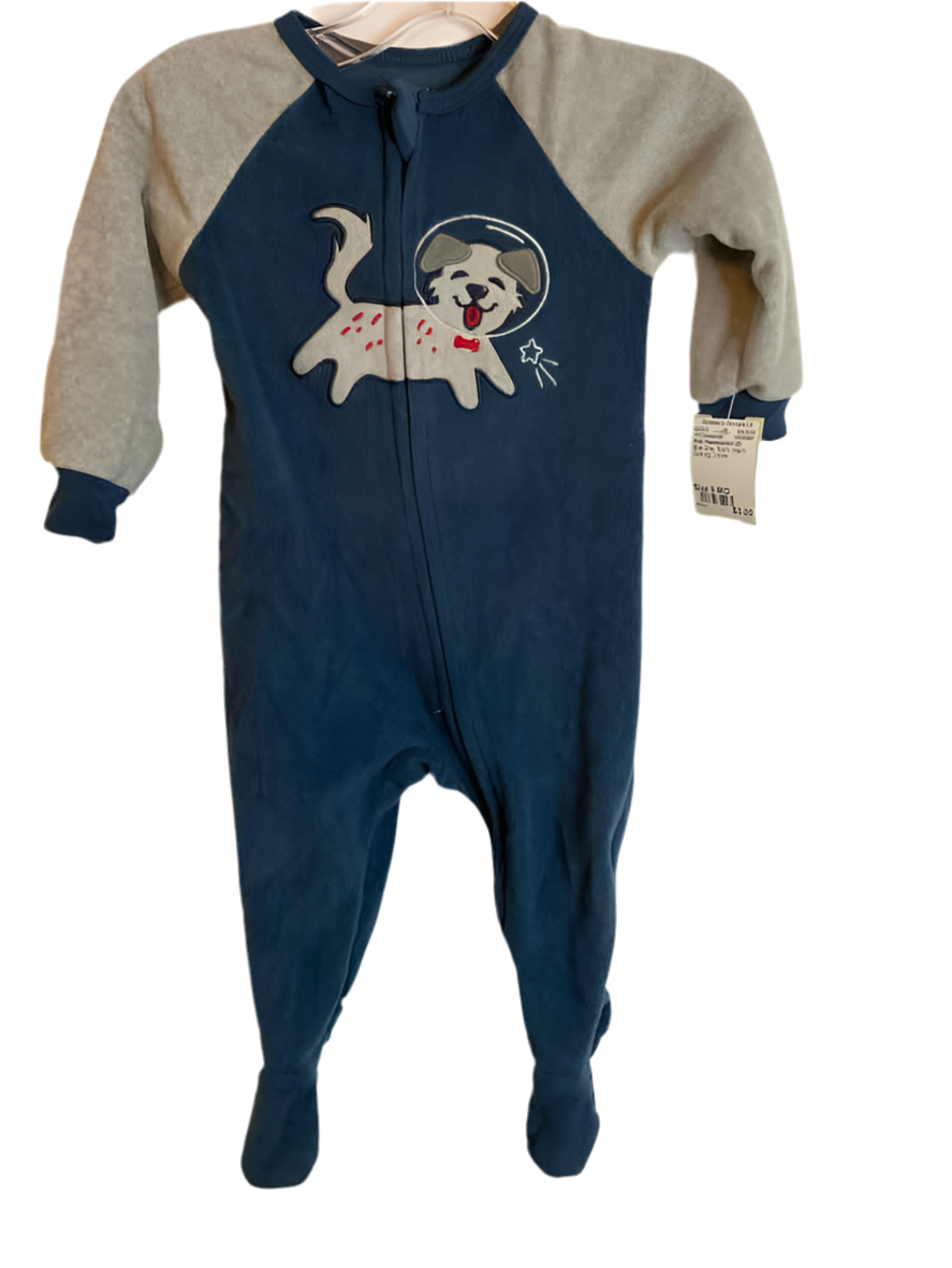 Kids Headquarters (D) Blue Gray Infant Size 9 MO 1PCSleepwear