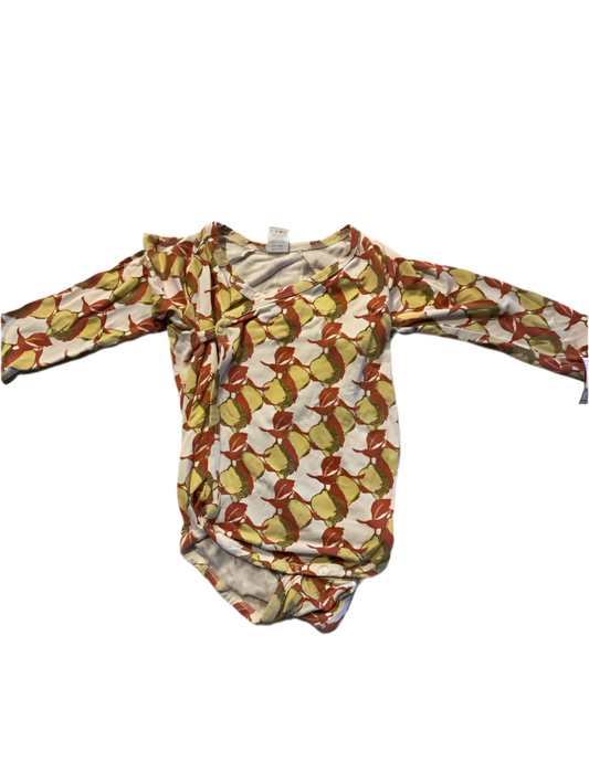 Kate Quinn (B) Brown Yellow Infant Size 18-24 MO Girl's LSTop