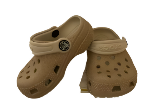 Crocs (B) Gold Infant Shoe Size 2 (Infant) SandalsBetter