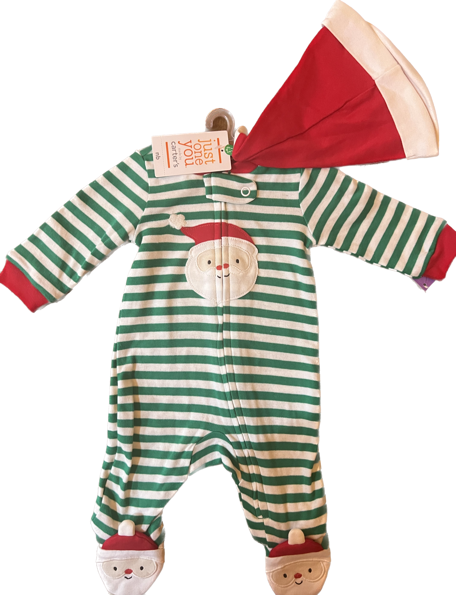 Infant NWT Newborn Neutral Just One You Christmas 1 Piece Sleepwear