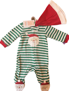 Infant NWT Newborn Neutral Just One You Christmas 1 Piece Sleepwear