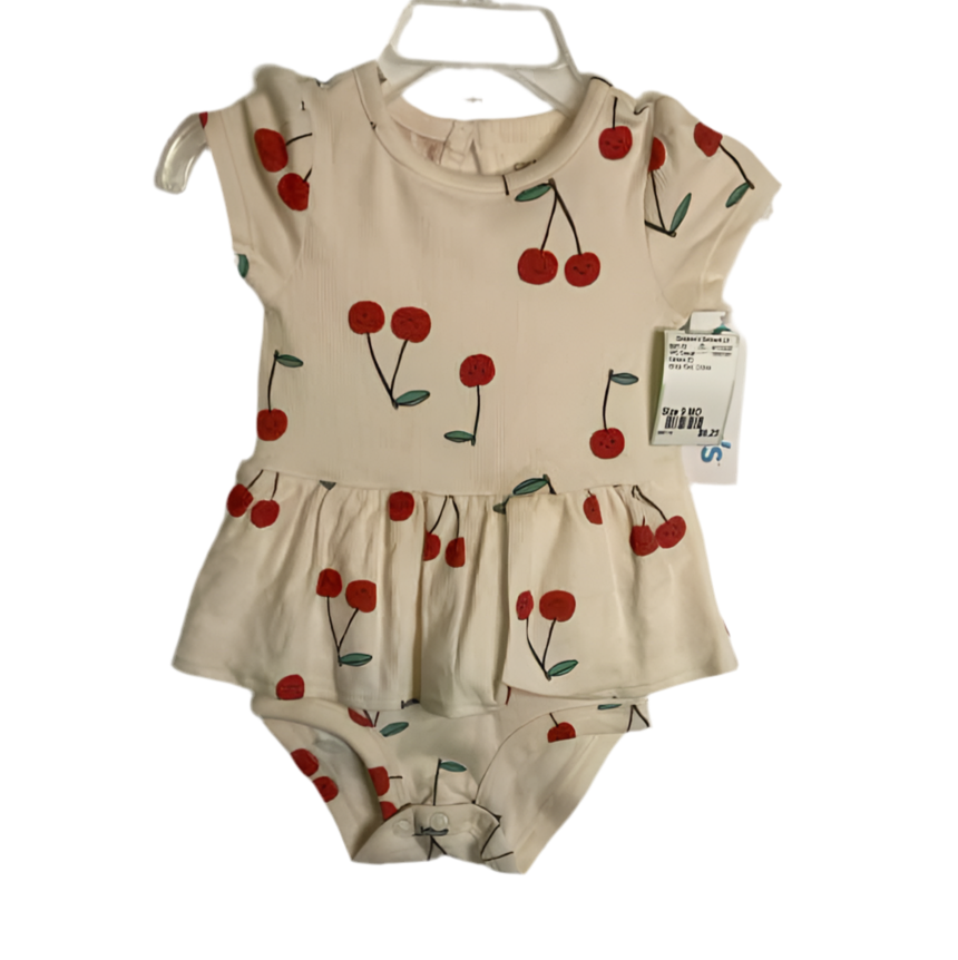 Carters (C) White Red Infant Size 9 MO 1PC Casual