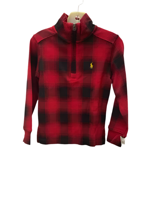 Polo Ralph Lauren (A) Red Black Toddler Size 3T Sweatshirt