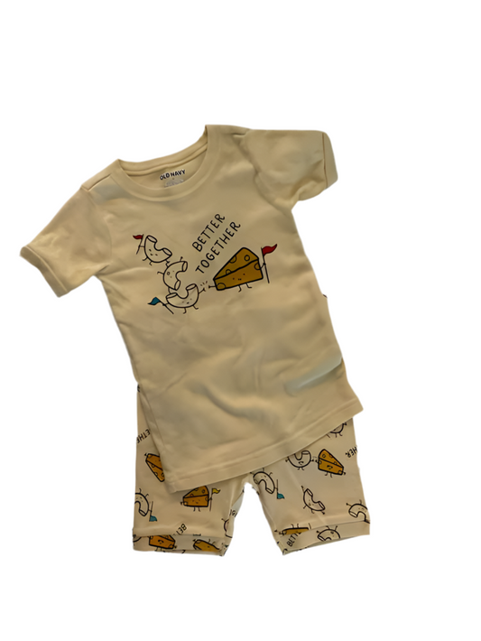 Old Navy (C) Black Yellow Toddler Size 5T 2PCSleepwear