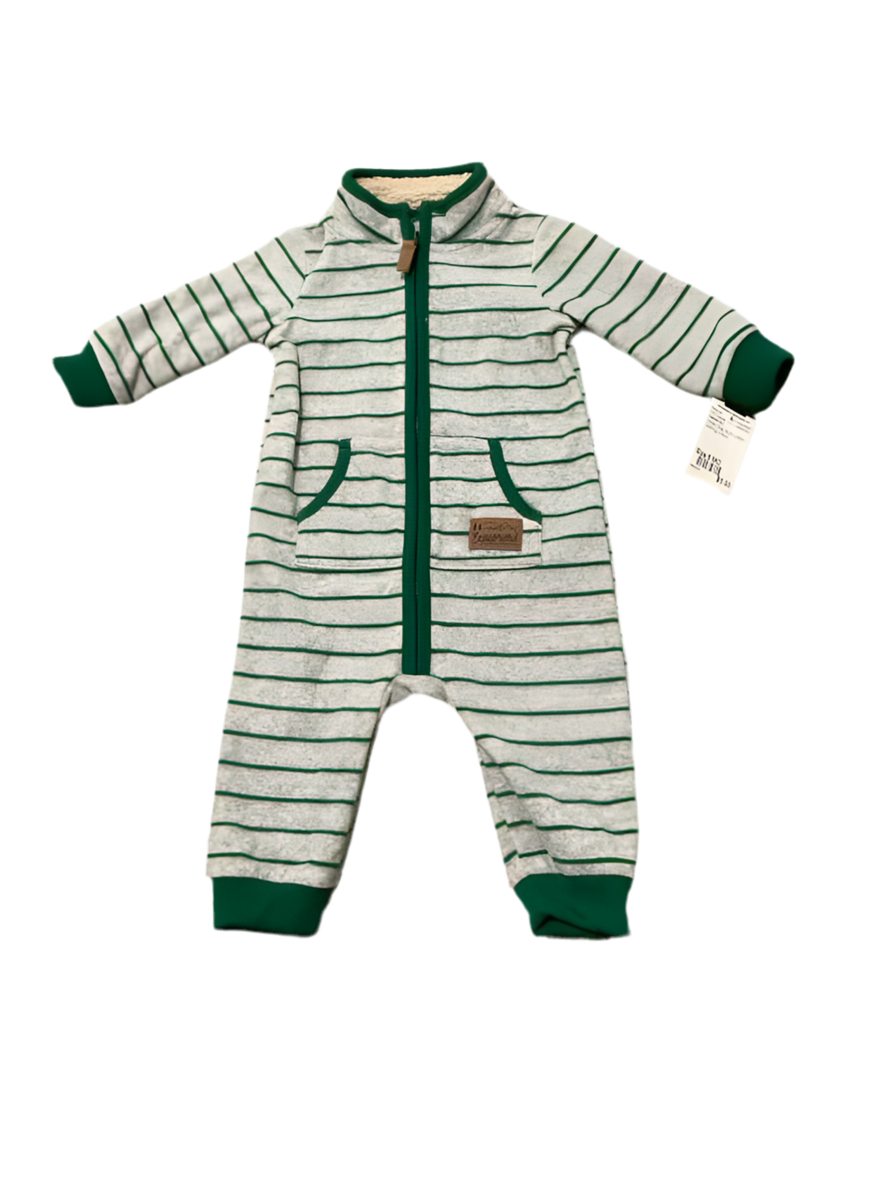 Carters (C) Green Gray Infant Size 6 MO Boy's 1PC Casual