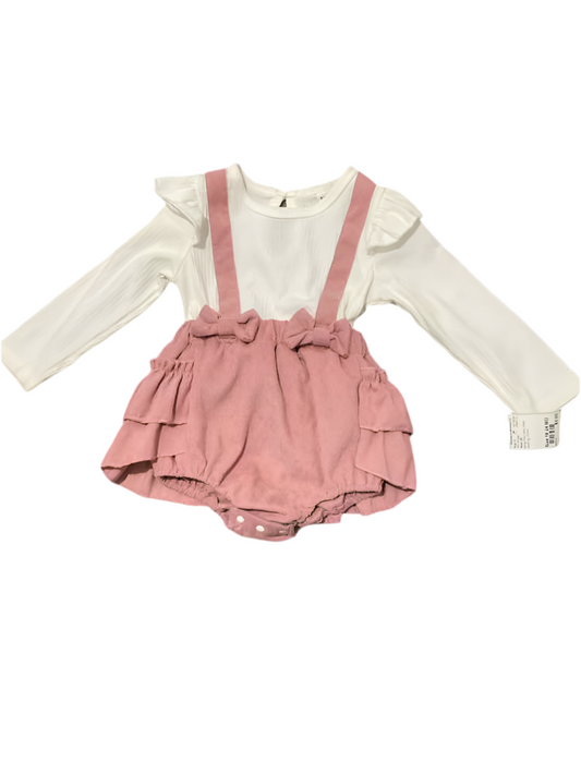 Shein (E) White Pink Infant Size 18-24 MO Girl's 1PC Dressy