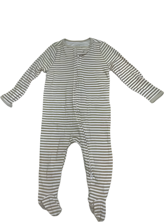 Cloud Island (D) Striped Infant Size 6-9 MO Girl's 1PCSleepwear