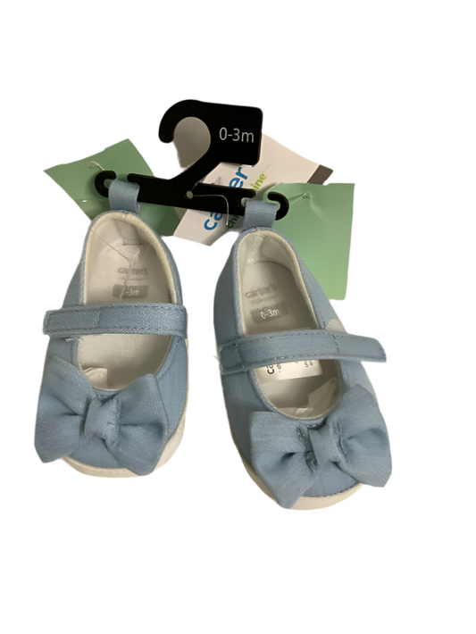 Carters (C) White Blue Infant Shoe Size 1 (Infant) Casual Shoes