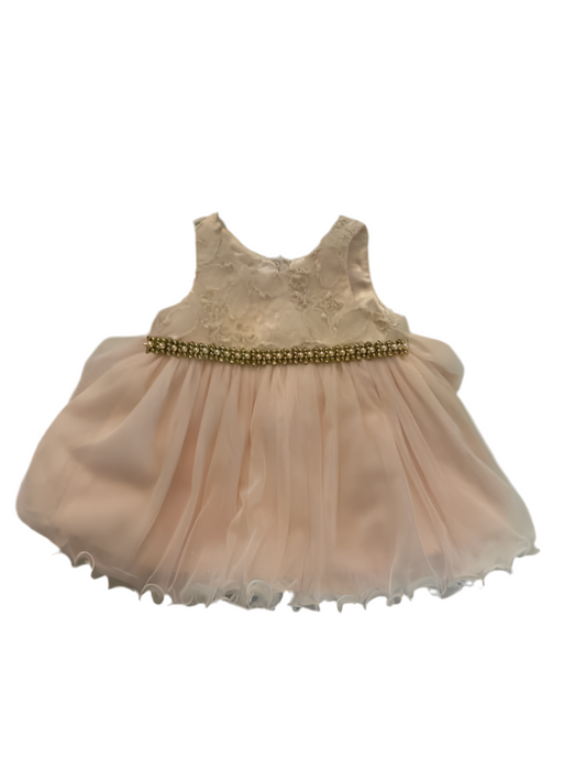 American Princess (C) Pink Infant Size 3 MO PartyDress