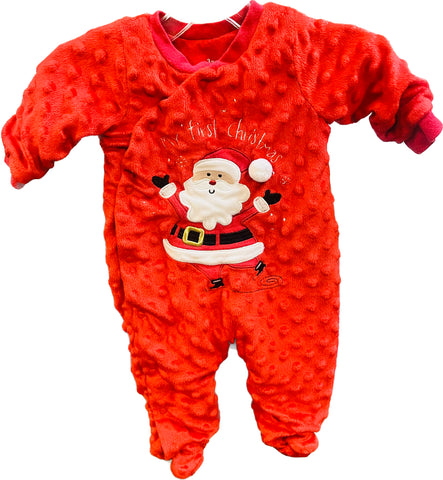 Baby Starters Santa 1 Piece Sleepwear 3Month
