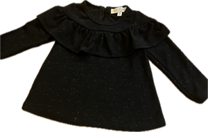 Infant Girls 12MO Jessica Simpson Black Long Sleeve Top