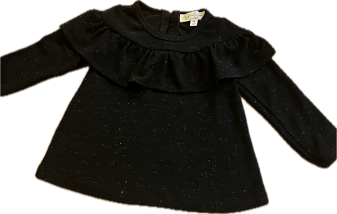 Infant Girls 12MO Jessica Simpson Black Long Sleeve Top
