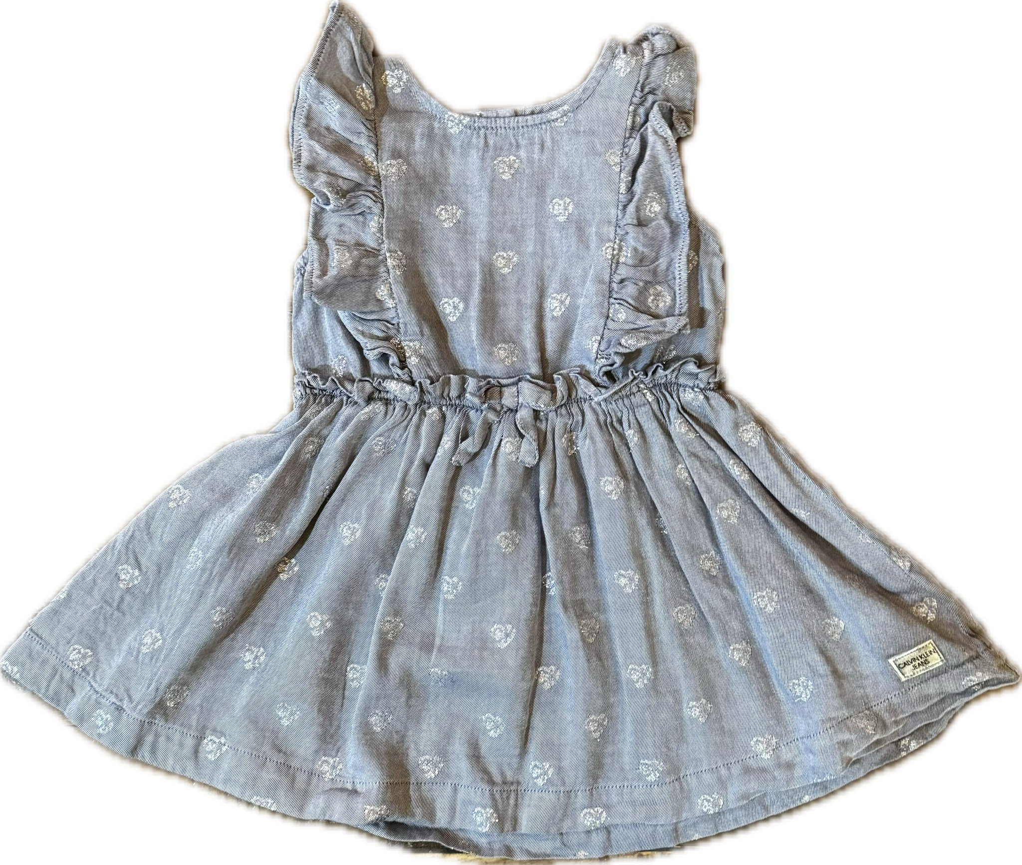 Toddler Girls 2T Calvin Klein Blue Casual Dress