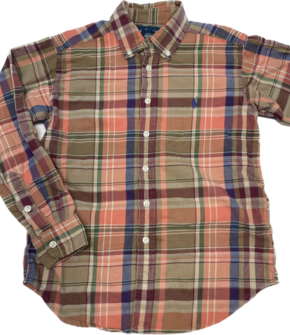 Youth Boys Ralph Lauren Flannel Shirt 8