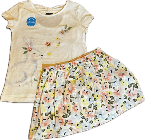 Girls 3T Carters Floral 2 PC Casual