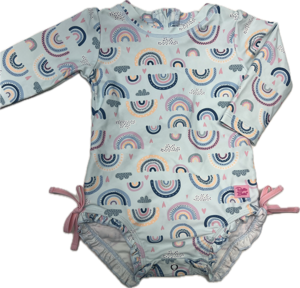 Infant Girls 18MO Ruffle Butts and Rugg Swimsuit