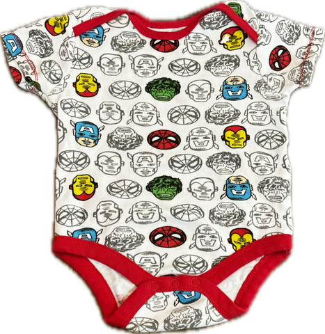Infant Boys 6 MO Marvel Newborn Premium Onesies