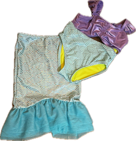 Toddler Girls 3T Disney Store 2 PC Swimwear
