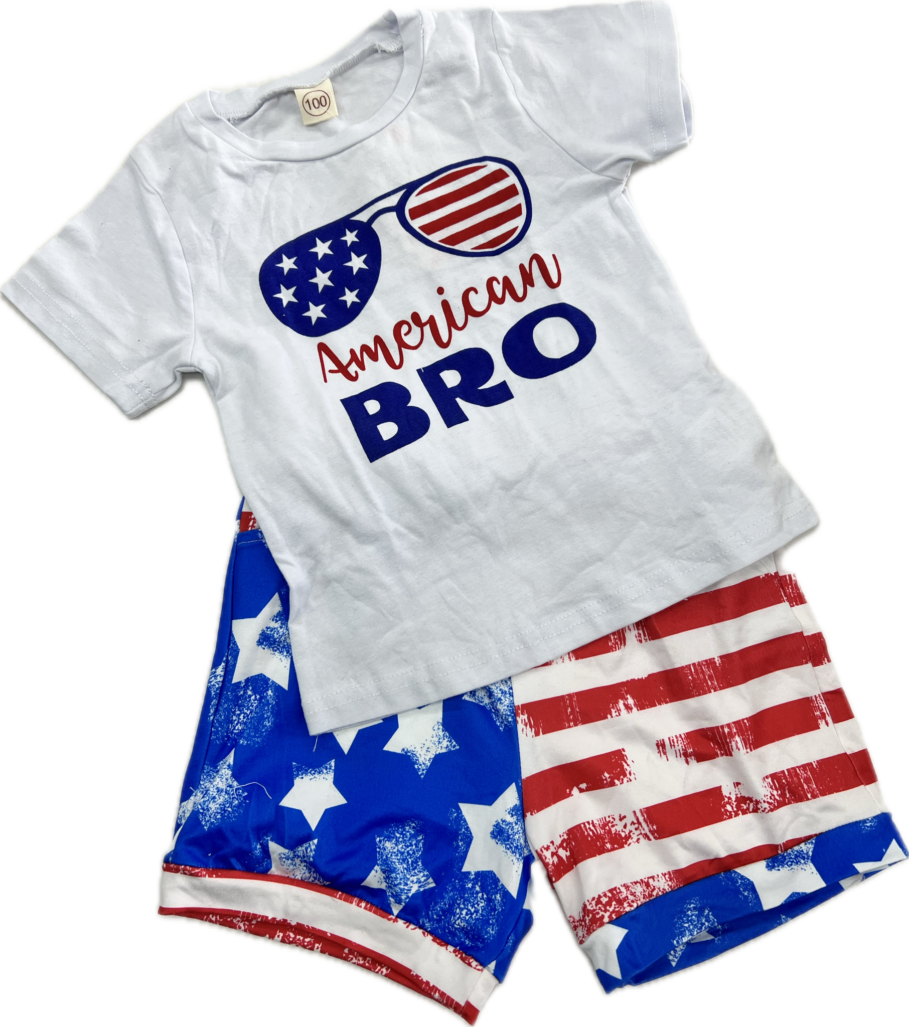 Boys Toddler 3T Patriotic 2 Piece Outfit