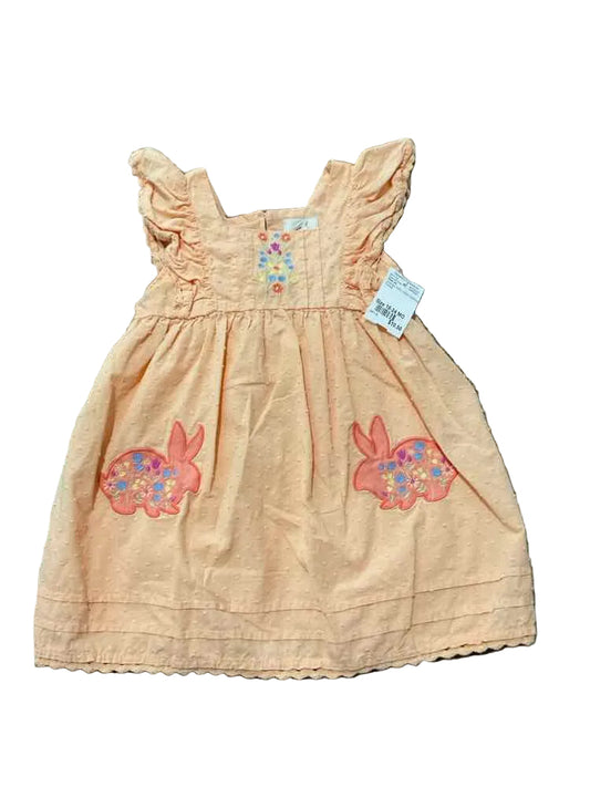 Peek (A) Orange Infant Size 18-24 MO Girl's CasualDress