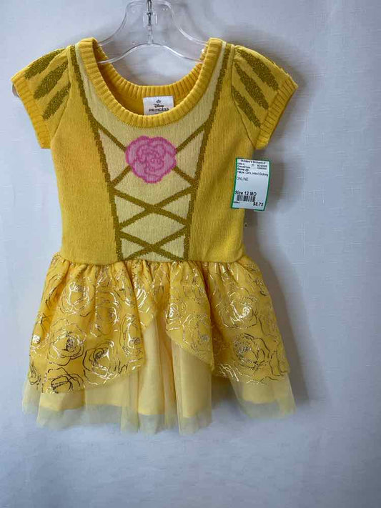 Disney (B) Yellow Infant Size 12 MO CasualDress
