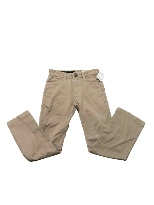 Volcom (B) Tan Youth Size 8 Boy's PantChino