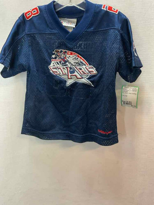Disney (B) Blue Infant Size 18 MO AthleticTopSS
