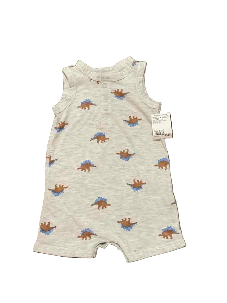 Carters (C) Dino Print Infant Size 9 MO Boy's 1PC Casual