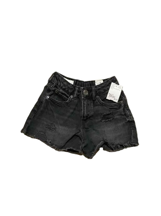 Zara (B) Black Youth Size 6-7 Girl's ShortDenim