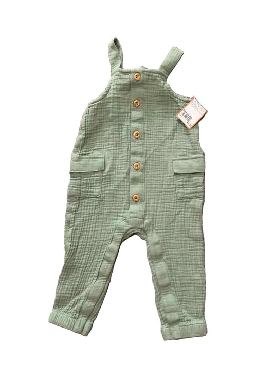 Cat and Jack (D) Green Infant Size 12 MO Boy's Overall Pant