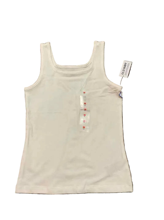 Old Navy (C) White Youth Size 8 Girl's TankTopBasic