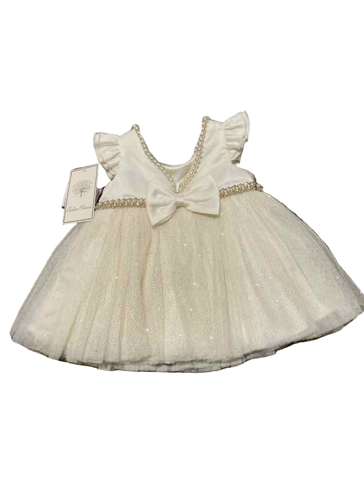 Couture Princess (C) Cream Infant Size 6 MO Girl's PartyDress