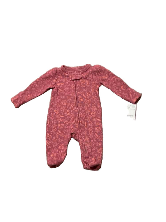 Carters (C) Floral Infant Size Preemie Girl's 1PCSleepwear