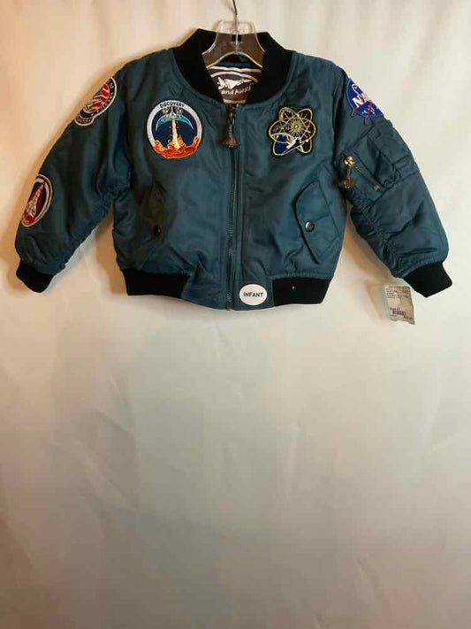 D Brand Blue Black Toddler Size 2T Jacket Heavy