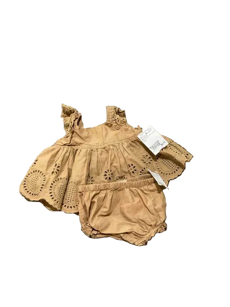 Baby Gap (B) Brown Infant Size 0-3 MO Girl's 2PC Casual