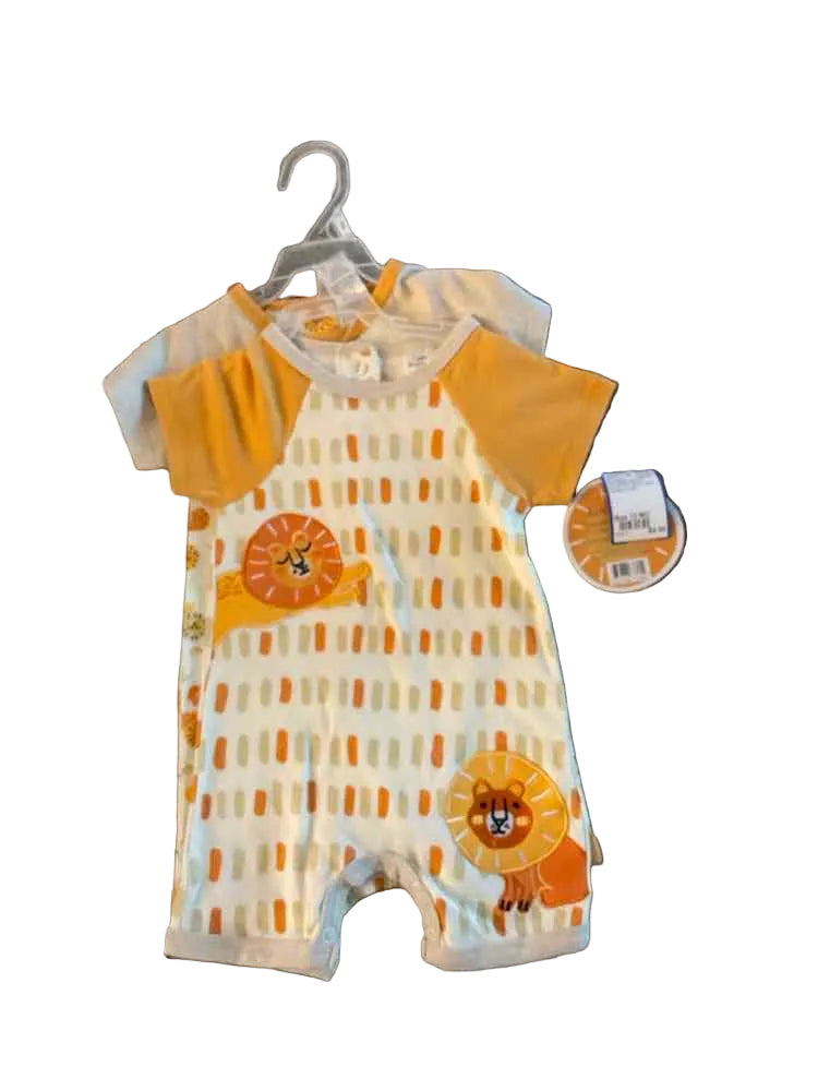 Little Beginnings (E) Animal Print Infant Size 12 MO Boy's 2PC Casual