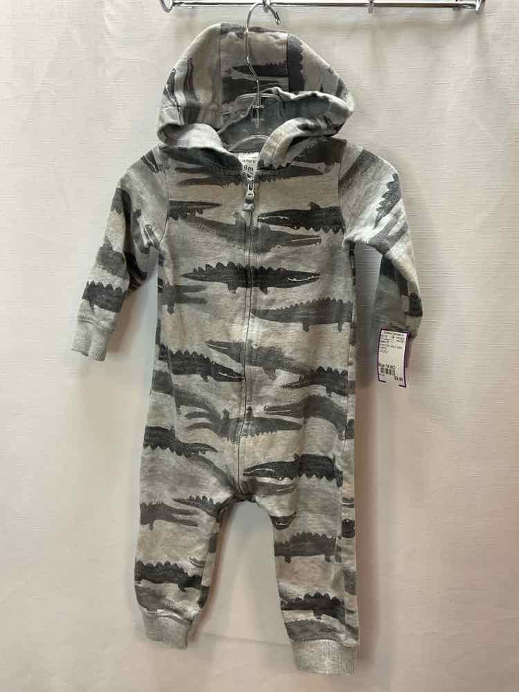 Carters (C) Brown Grey Infant Size 18 MO 1PC Casual