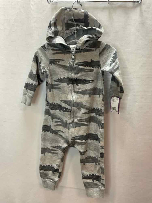 Carters (C) Brown Grey Infant Size 18 MO 1PC Casual