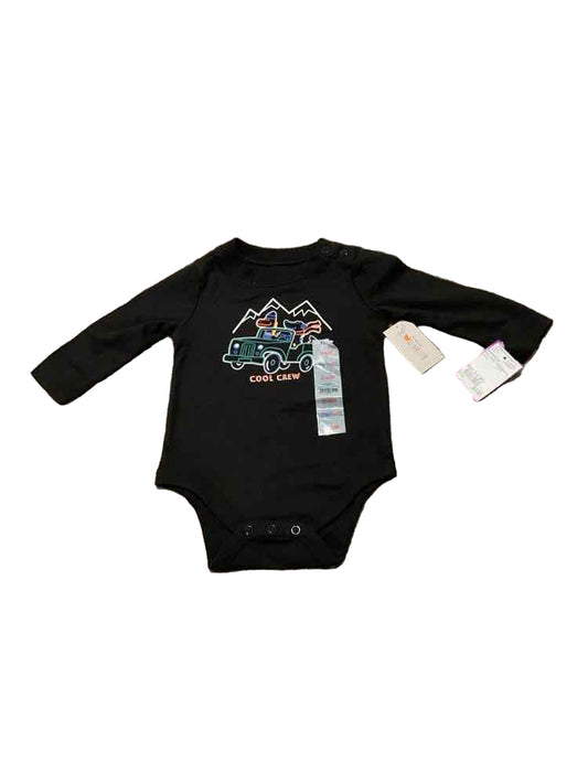 Garanimals (E) Black Infant Size 3-6 MO Boy's LSTop