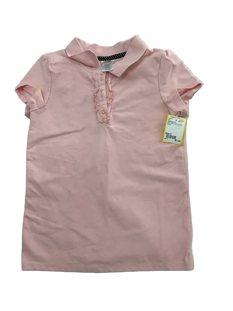 Gymboree (C) Pink Youth Size 8 Girl's Polo