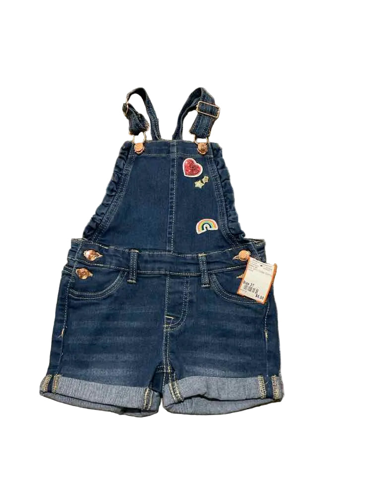 Vigoss (C) Blue Toddler Size 3T Girl's OverallShort