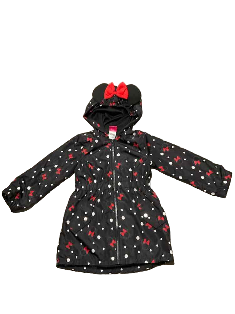 Disney Jr (D) Red Black Toddler Size 4T Girl's Jacket Light