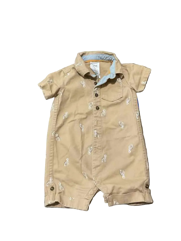 Carters (C) Brown Infant Size 12 MO Boy's 1PC Casual