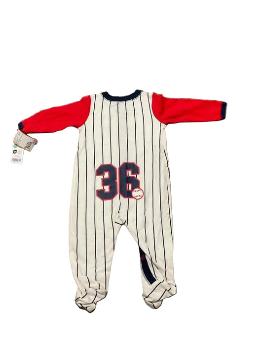 Carters (C) Red White Blue Infant Size 6 MO Boy's 1PCSleepwear