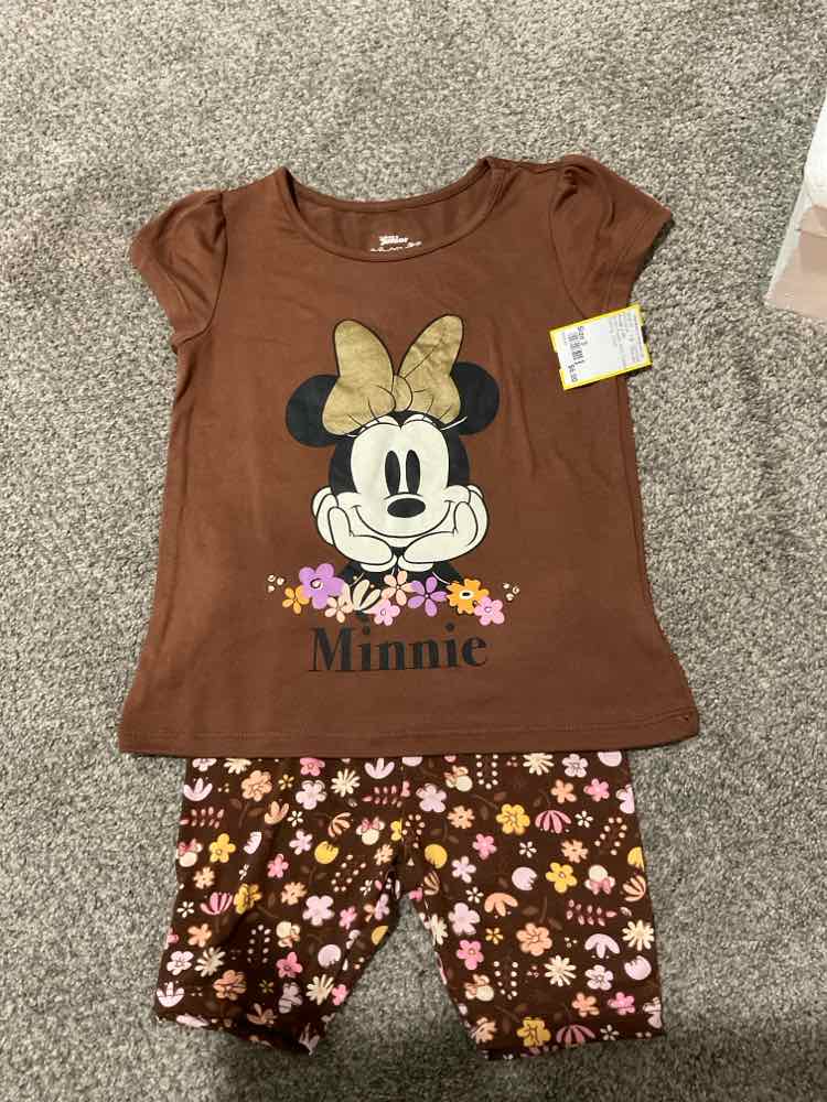 Disney Jr (D) Brown Purple Toddler Size 5 Girl's SSTop