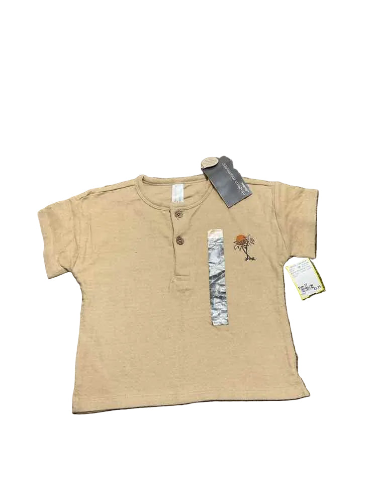 Modern Moments by Gerber (D) Tan Toddler Size 3T Boy's SSTop