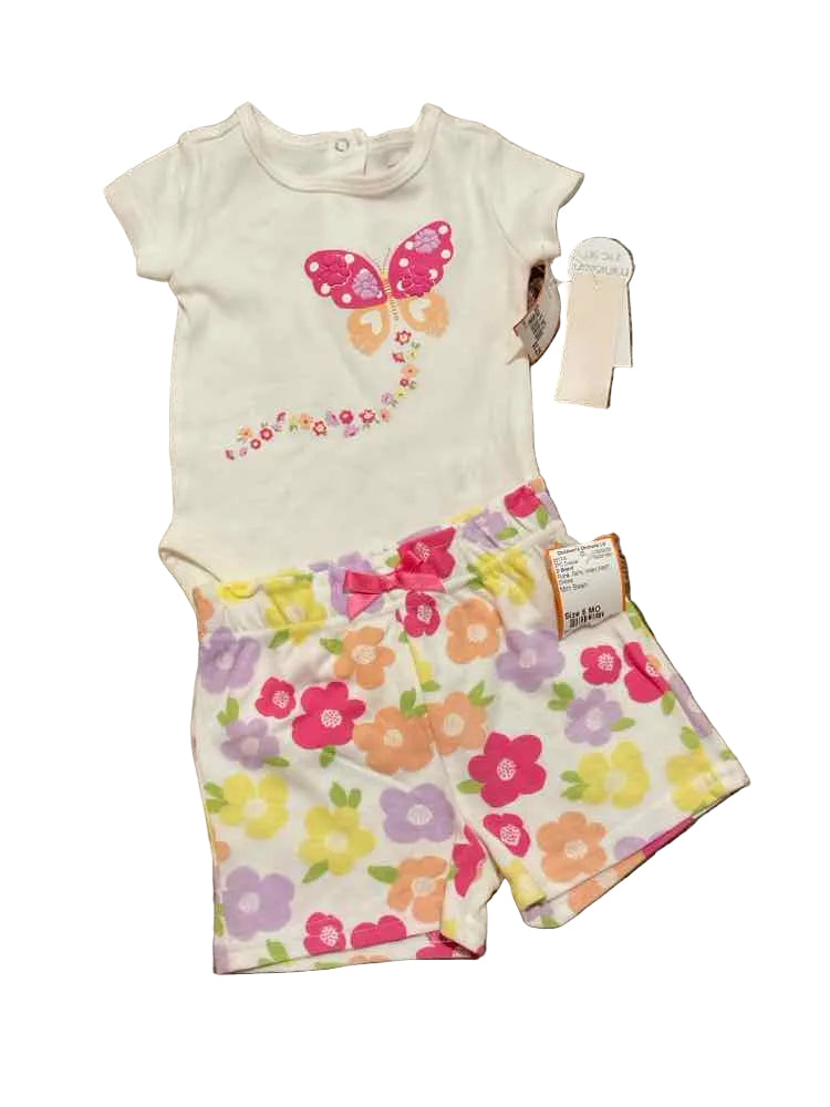 D Brand Floral Infant Size 6 MO Girl's 2PC Casual