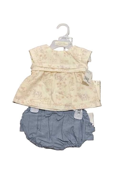 Max Studio (C) Print Infant Size 0-3 MO Girl's 2PC Dressy
